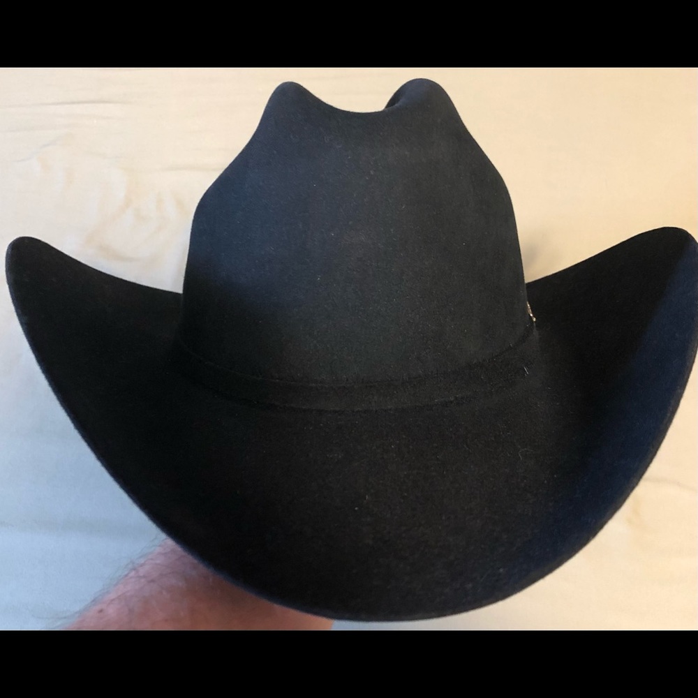Stetson Men’s 6X Black Fur Felt Cowboy Hat